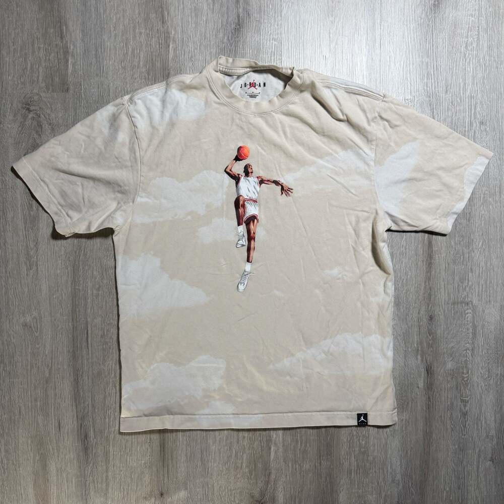 Air Jordan Essentials 'Flight' All-Over Print Cloud Graphic T-Shirt